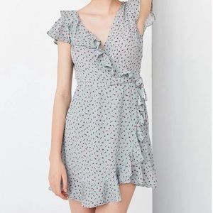 UO Kimchi Blue floral wrap dress
